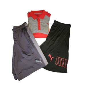 Puma Lot Of 3 Shirt Shorts Mens XL